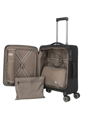 Чемодан на 4 колесах Crosslite 5.0 Black S 37 л TL092947-01 Travelite (369924927)