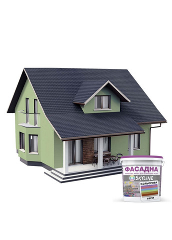 Фасадная краска акрил-латексная 2020-G60Y 5 л SkyLine (283326428)