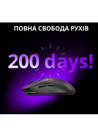 Мышь MSA10W Wireless Gaming Black (LRG-MSA10W-BK) LORGAR (324690732)