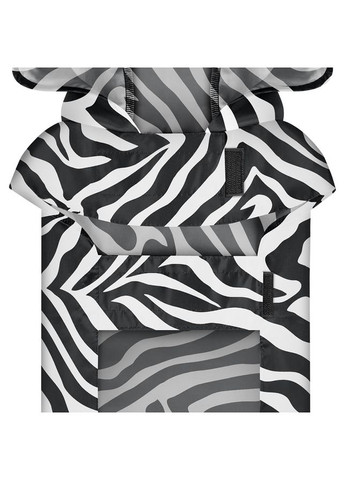 Дождевик-накидка с капюшоном для собак Clothes, рисунок "Зебра", А 55-61 см, B 68-80 см, С 42-52 см WAUDOG (361432750)