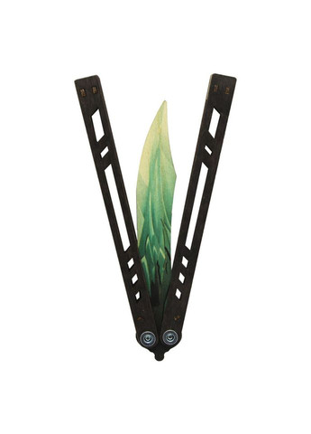 Нож деревянный сувенирный "SO-2 БАБОЧКА DRAGON GLASS ИЗУМРУД" SO2BALDG Сувенір-Декор (343744563)