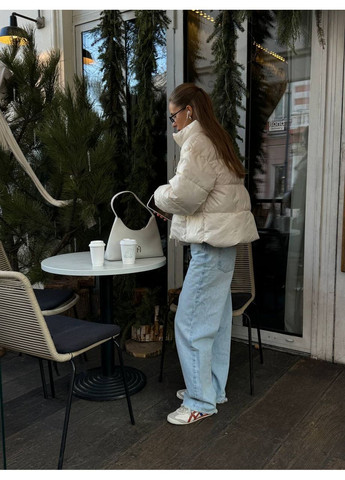 Бежева демісезонна куртка жіноча KaraMix