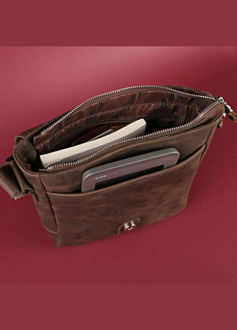 Сумка 00890 з вінтажній шкіри Коричнева Shvigel (331910137)