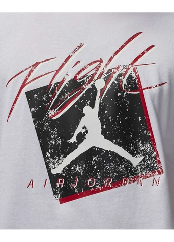 Біла футболка mens graphic t-shirt white dx9593-100 Air Jordan