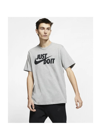 Серая футболка мужская m nsw tee just do it Nike