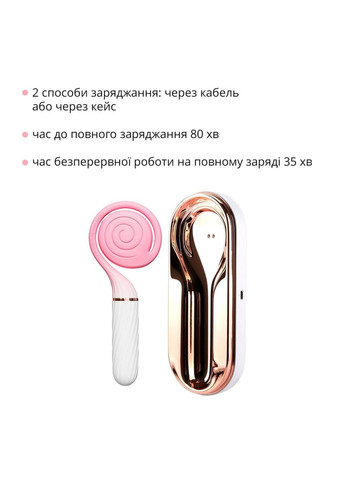 Пульсатор з вакуумною стимуляцією Otouch LOLLIPOP Pink No Brand (366879124)
