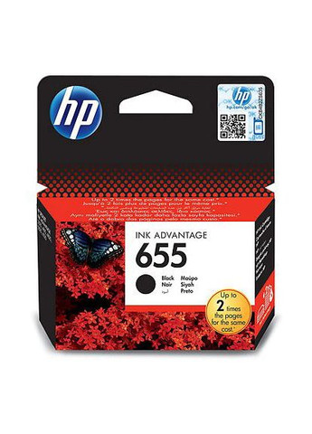 Картридж HP №655 (CZ109AE), Black, DeskJet 4615/4625/3525/5525, 550 стр. Hewlett Packard (315028609)