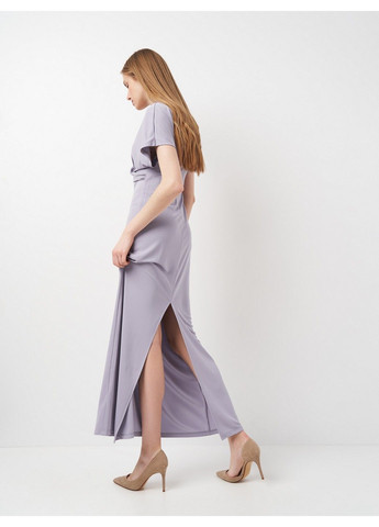 Світло-фіолетова вечірня сукня H&M однотонна