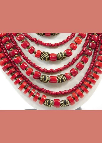 Намисто "Дев'ятирядне" Корал Fursa fashion (322313669)