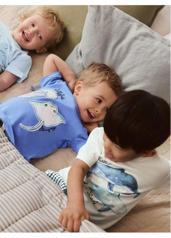 Комбинированная всесезон пижама sea life/jellyfish, размер Next Trend 6917~01