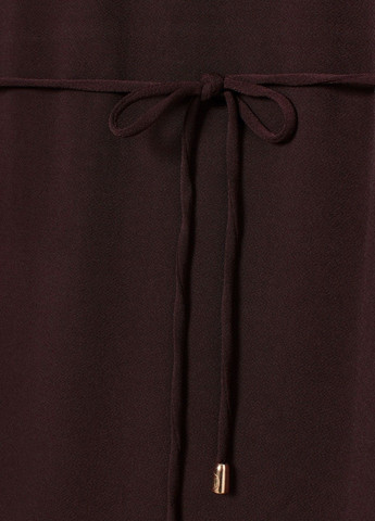 Бордова кежуал сукня H&M однотонна