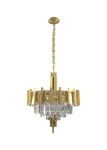 Люстра металева з кришталем 8 ламп 60х70 см Stellare (301941179)