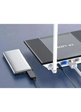 Кабель для роутера від повербанка 12V, DC 2.1x5.5mm No Brand (299532876)