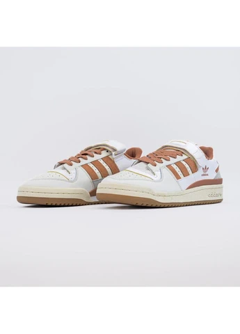 Бежевые летние кроссовки adidas forum 84 low cream orange адидас форум 84 No Brand