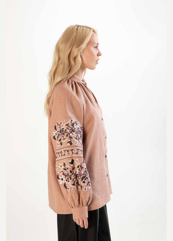 Бежева вишиванка жіноча "легіт" SVARGA (345557267)