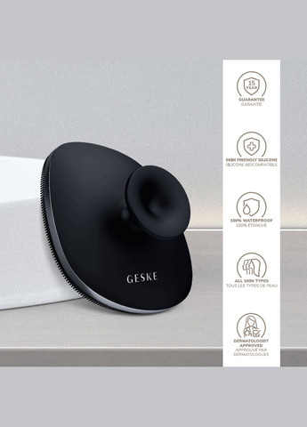 Щітка для тіла Body Brush metal 4в1 black GESKE (341526171)