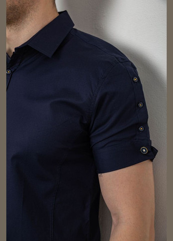 Сорочка чоловіча однотонна, колір синій, 214R5003 Ager (336961096)