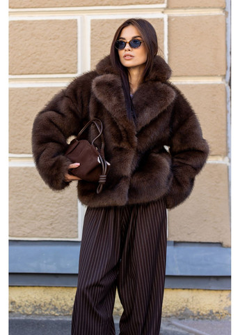 Шуба з еко-хутра коротка Chicly Furs (360602985)