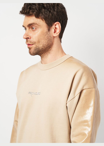 Бежевый свитшот оверсайз H&M (303396595)