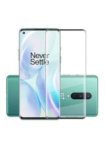Защитное стекло 3D Full Glue для OnePlus 8 Black (0.33 мм) Mocolo (324234260)