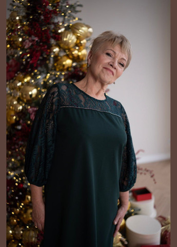 Смарагдова кежуал сукня Idiali однотонна