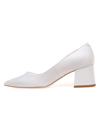 Bravo Moda ТУФЛИ ЛОДЧИКИ 1887/BEZ GWHITE белый з натуральная кожа, польша — демисезон (295290521)