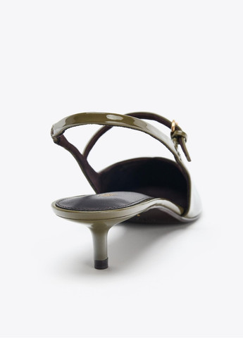 Хаки мюли Zara