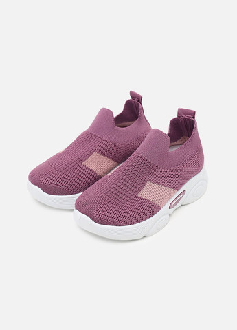 Сліпони на пласкій підошві для дівчинки колір фіолетовий CB-00268931 No Brand (330259750)