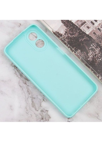 Силиконовый чехол Candy Full Camera для Oppo A58 4G Голубой Epik (372163897)