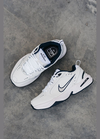Белые демисезонные кроссовки мужские Nike Air Monarch IV