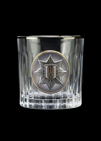 Набір для віскі "Поліція" з графином, 6 келихів | Подарунок начальнику сервісного центру, Boss Crystal B7MVS2PGD (345646728)