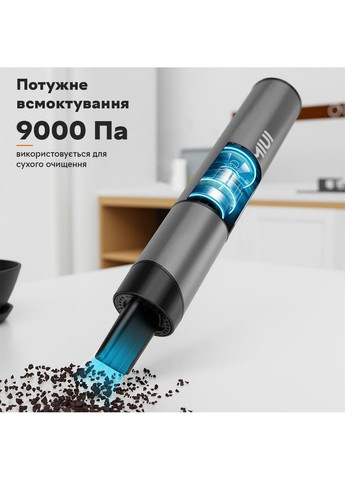 Портативний бездротовий акумуляторний пилосос XT01B Vacuum Cleaner 40W 2000mAh MIUI (293480838)