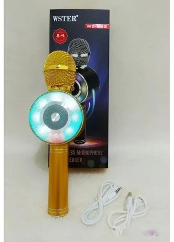 Караоке микрофон Wster WS-669 беспроводной микрофон со встроенным динамиком Digital (364506916)