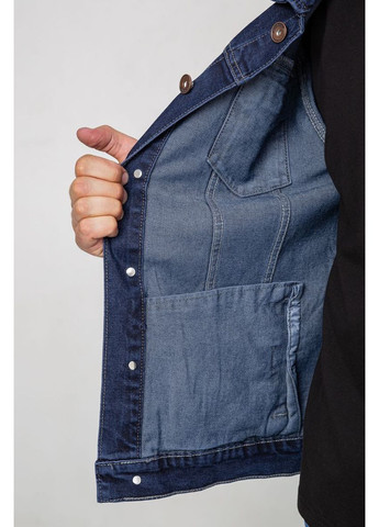 Темно-синяя демисезонная куртка мужская джинсовая, 244rma005 Ager