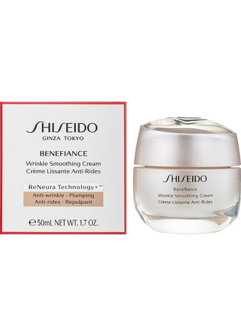 Крем для лица, разглаживающий морщинки Benefiance Wrinkle Smoothing Cream 75ml (673961-104731) Shiseido (368647563)