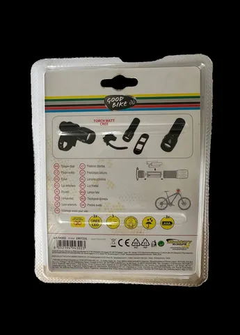 Ліхтар світлодіодний на батарейках 1xCree LED " " 3 режима (94302-IS) Good Bike (393771329)