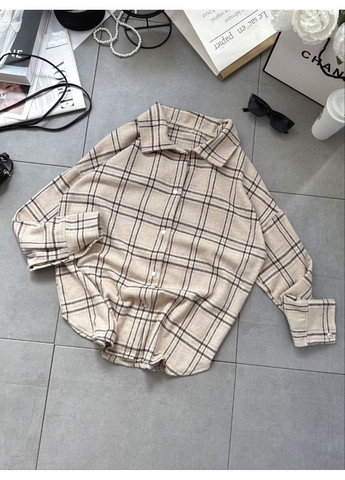 Сорочка кашемірова байка у клітинку Україна (357203852)