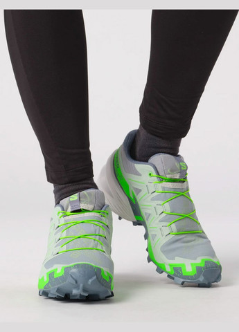 Зеленые всесезонные кросівки Salomon