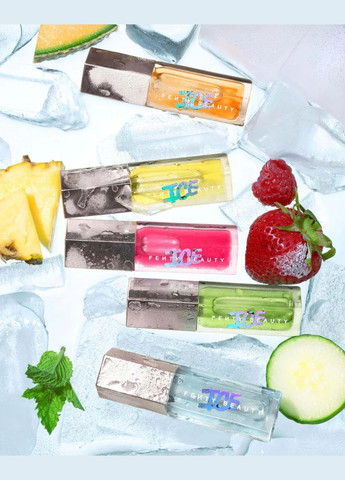Блиск для губ люмінайзер "Ice'd Pineapple" Gloss Bomb Ice Cooling Lip Luminizer Fenty Beauty (351385244)