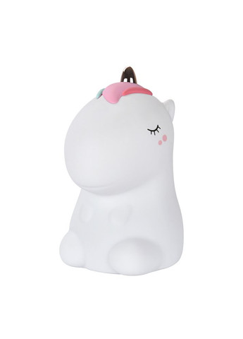 Нічник дитячий силіконовий білий Єдиноріг Losso (327041714)