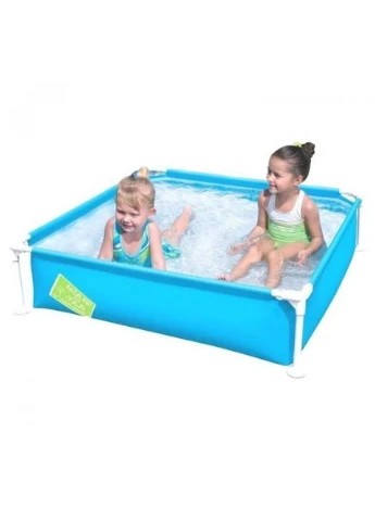 Басейн дитячий каркасний Квадрат 122x122x30,5см (56217) Bestway (388376992)