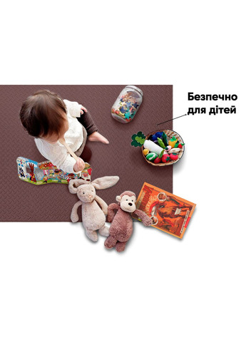 Татами мат SwallowTail (60х60 см) пазл ласточкин хвост (A-022392) EasyFit (323214016)