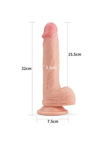 Фалоімітатор Dual-Layered Liquid Silicone Nature Cock 8,5 Lovetoy (282708197)
