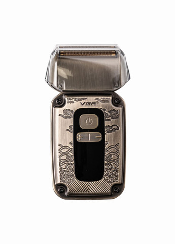 Електробритва-шейвер V-337 бездротова з двома голівками для гоління, бронза VGR (315636641)