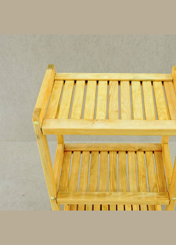 Этажерка разборная из дерева Манчестер 52х70 карри (МЕБ-52701303) No Brand (327867943)