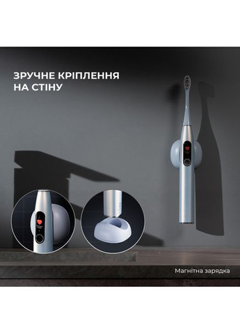 Щітка зубна електрична X Pro Digital Electric Toothbrush Purple Oclean (360423559)