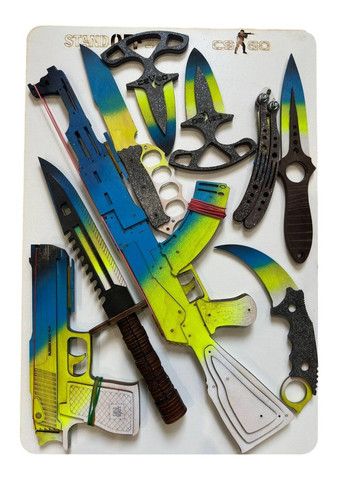 Набор деревянного оружия №3 с CS:GO Standoff 9 шт Набор деревянного оружия №3 с CS:GO Standoff 9 шт No Brand (330774817)