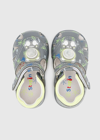 Серые сандалии для мальчика al896с серый (2000990517562s) shop (2000990517562) Stepln