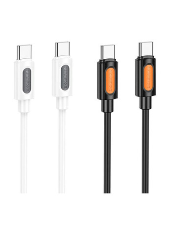 Кабель USB Type-C до USB Type-C / Провід шнур юсб тайп сі на юсб тайп сі для швидкої зарядки та передачі даних Borofone (360637955)