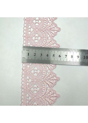 (1 метр) Мереживо макраме Sindtex 6 см колір - ніжно-рожевий (28м-Y10494-6) Plus-plus (352747532)